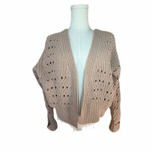 Moon & Madison Open-Front Chenille Cardigan – NWOT – Size M